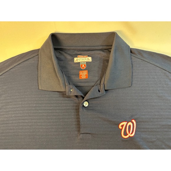 Antigua Desert Dry Golf Polo Shirt Mens XL Washington Nationals MLB - Picture 1 of 9